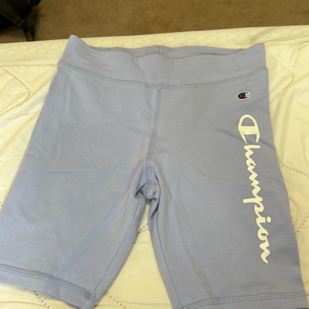 Purple Champion size M booty shorts
